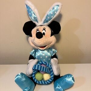 Polka Dot Bunny Ears Plush Toy